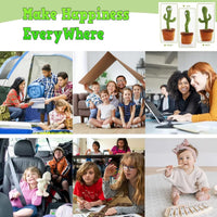 GilliBilli - Dancing Cactus Toy for Kids - Rechargeable Talking Singing Children Baby Plush Electronic Toys | Voice Recording | Repeats What You Say | LED Lights